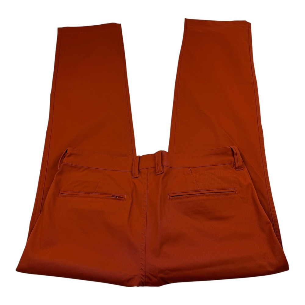 Bluffworks Ascender Regular Fit Chino‎ Travel Pants Burnt Orange 32x30 Mens - Picture 2 of 7